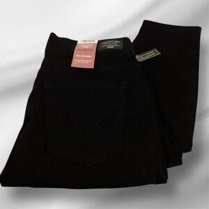 Signature by Levi Strauss Womens Black Skinny Jeans